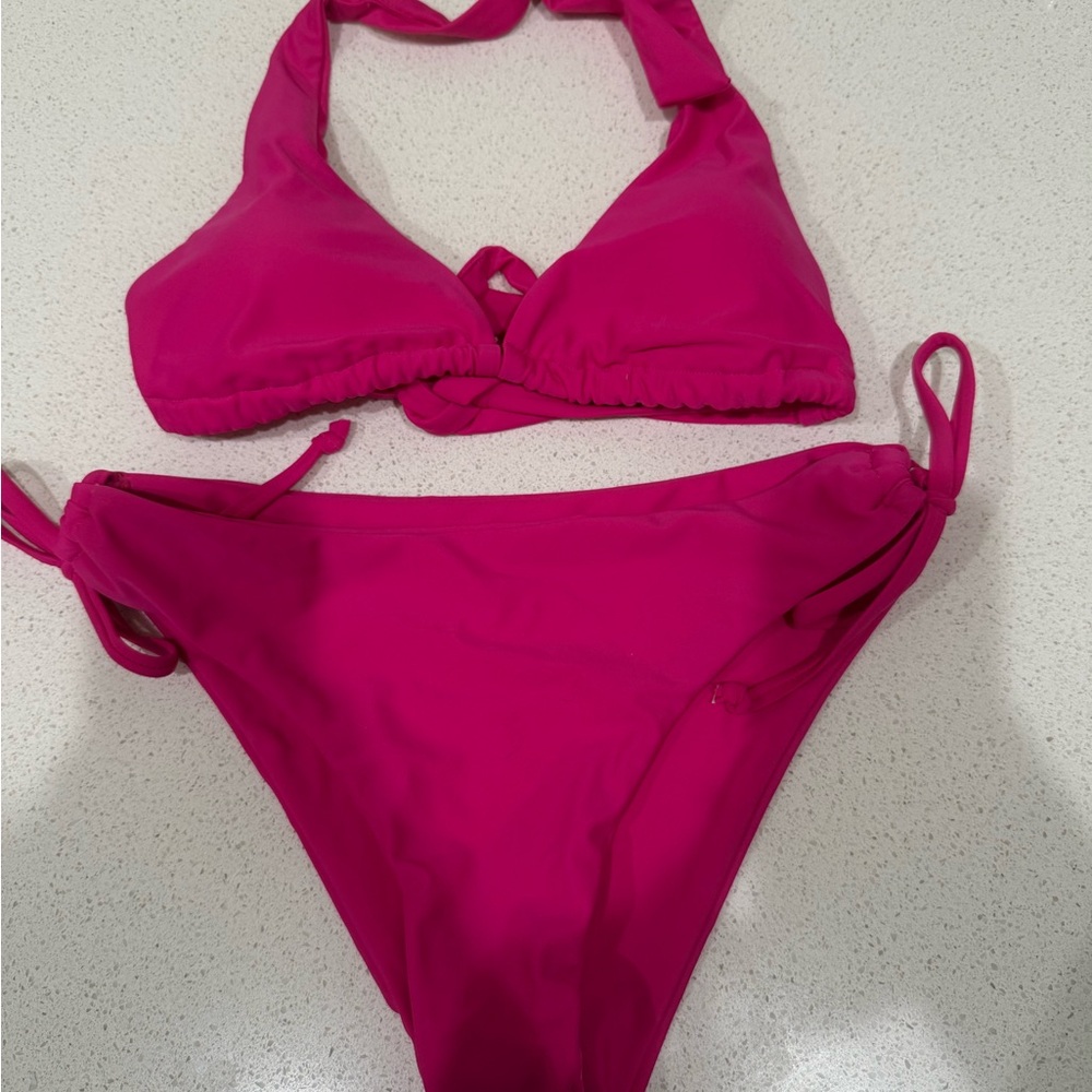 SHEIN Pink Bikini Set